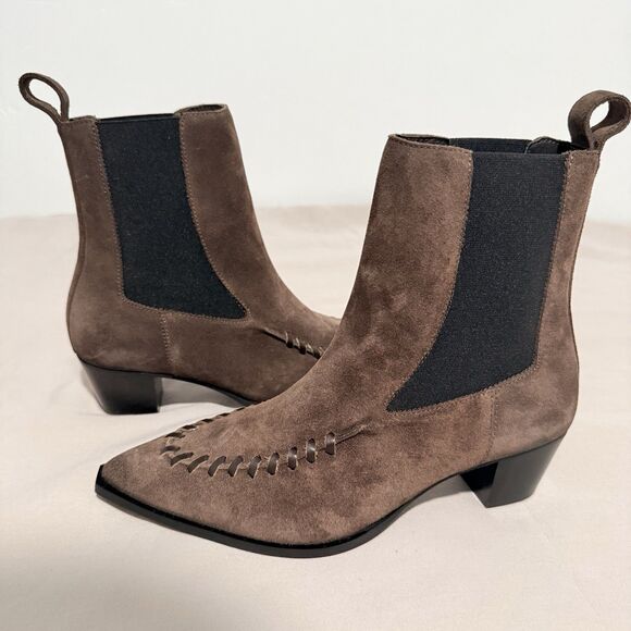 Rails Shoes - Rails Women’s Suede Cece Ankle Boots Pointed Toe Sz 37